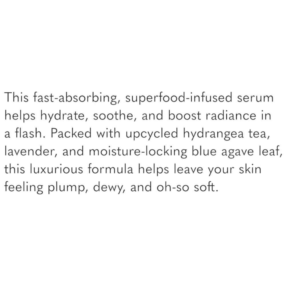 BYROE Hydrangea Tea Intensive Hydration‎ Serum - Vegan & Clean